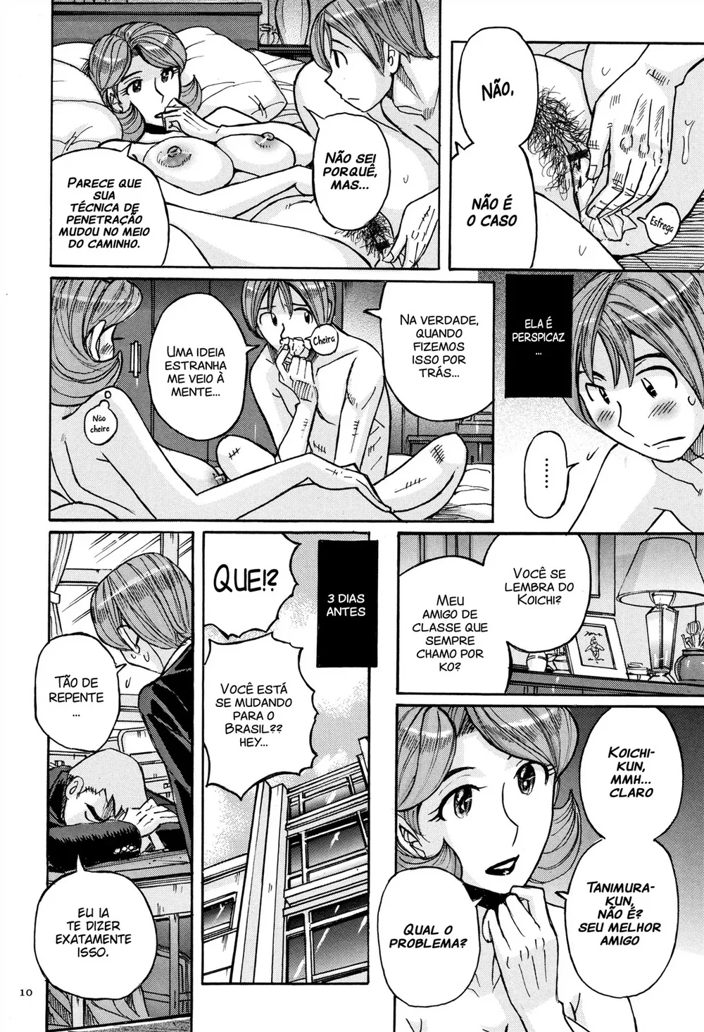 Ore no Kaa-san ga Itsu made mo Erosugiru 2 — Capítulo 1, página 6 | Quadrinhos Eróticos em Português