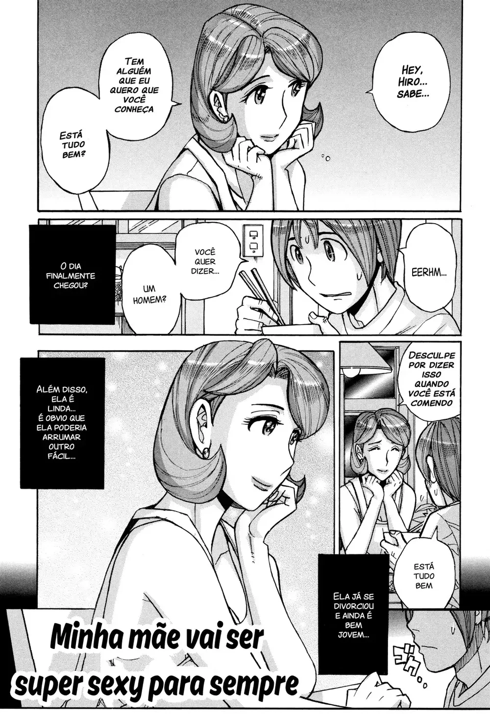Ore no Kaa-san ga Itsu made mo Erosugiru 4 — Capítulo 1 Ore no Kaa-san ga Itsu made mo Erosugiru 4 — Capítulo 1, página 1 | Quadrinhos Eróticos em Português