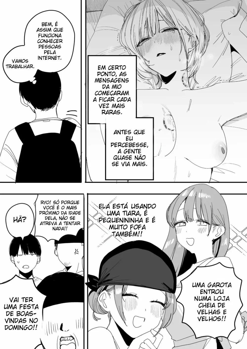 Ore no Seiheki o Guchagucha ni Shite Oite Shiranai Aida ni Kekkon Shite ita Moto SeFri to Saigo no Bachiboko Sex Osame suru Hanashi — Capítulo 1, página 34 | Quadrinhos Eróticos em Português