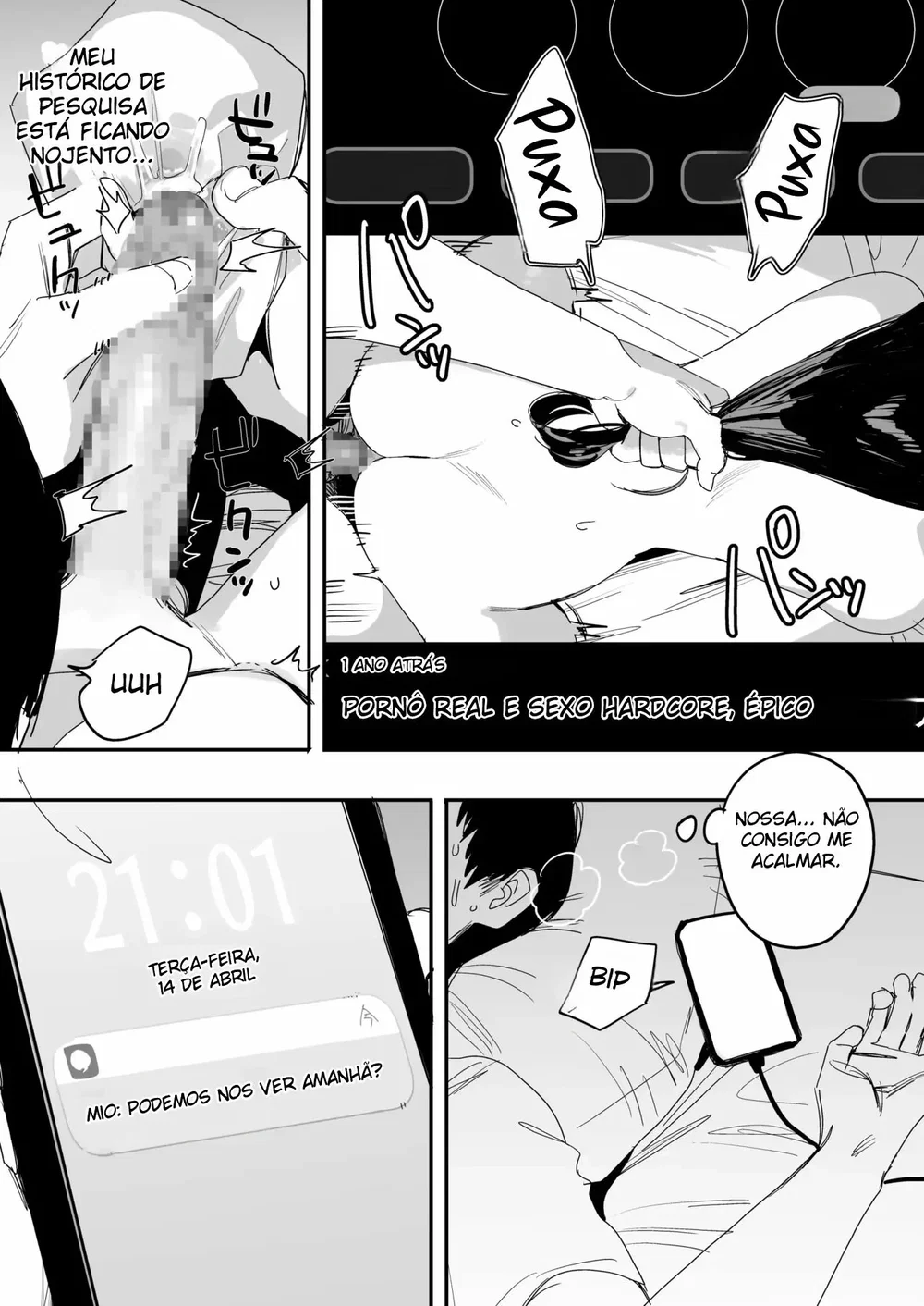 Ore no Seiheki o Guchagucha ni Shite Oite Shiranai Aida ni Kekkon Shite ita Moto SeFri to Saigo no Bachiboko Sex Osame suru Hanashi — Capítulo 1, página 37 | Quadrinhos Eróticos em Português