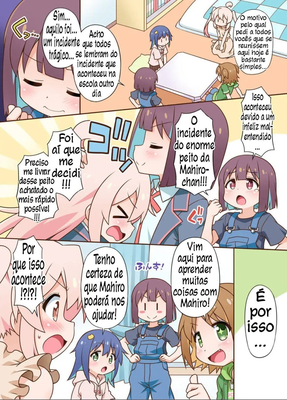 Petanko Doumei wa Oshimai! — Capítulo 1, página 4 | Quadrinhos Eróticos em Português