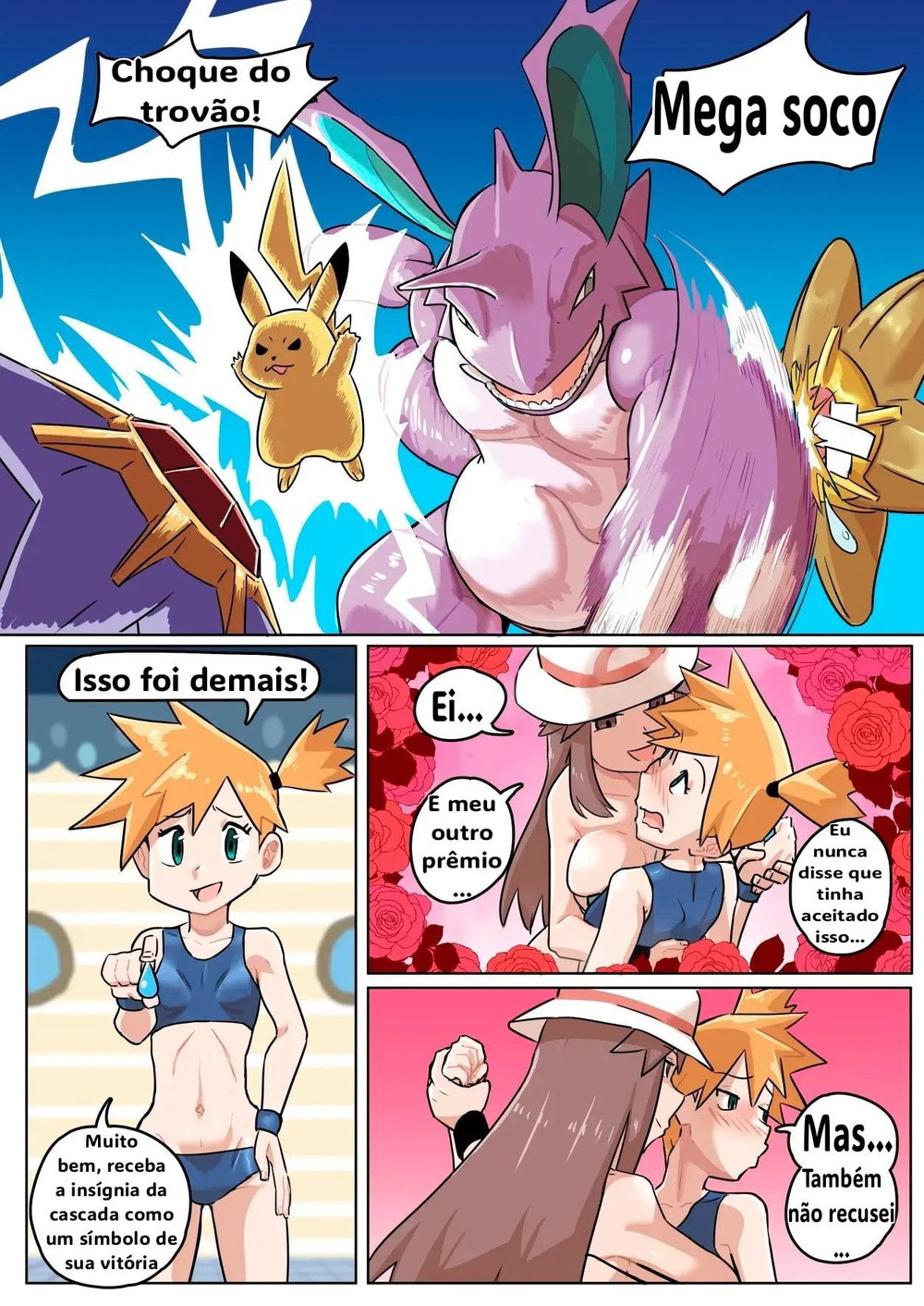 Pkmn Leafy Green — Capítulo 1 Pkmn Leafy Green — Capítulo 1, página 13 | Quadrinhos Eróticos em Português