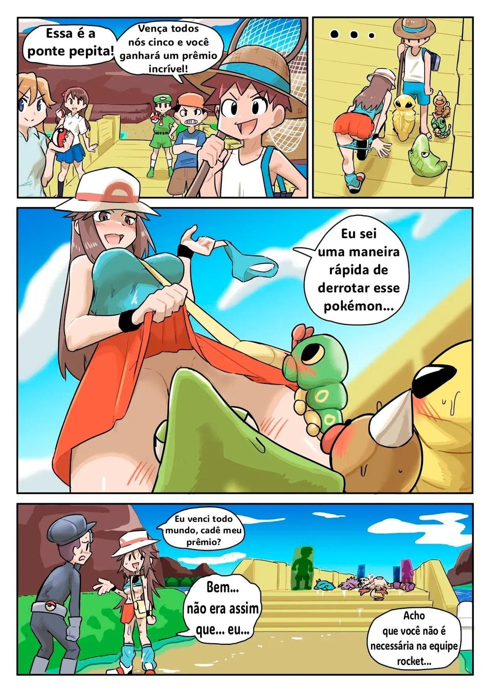 Pkmn Leafy Green — Capítulo 1 Pkmn Leafy Green — Capítulo 1, página 17 | Quadrinhos Eróticos em Português