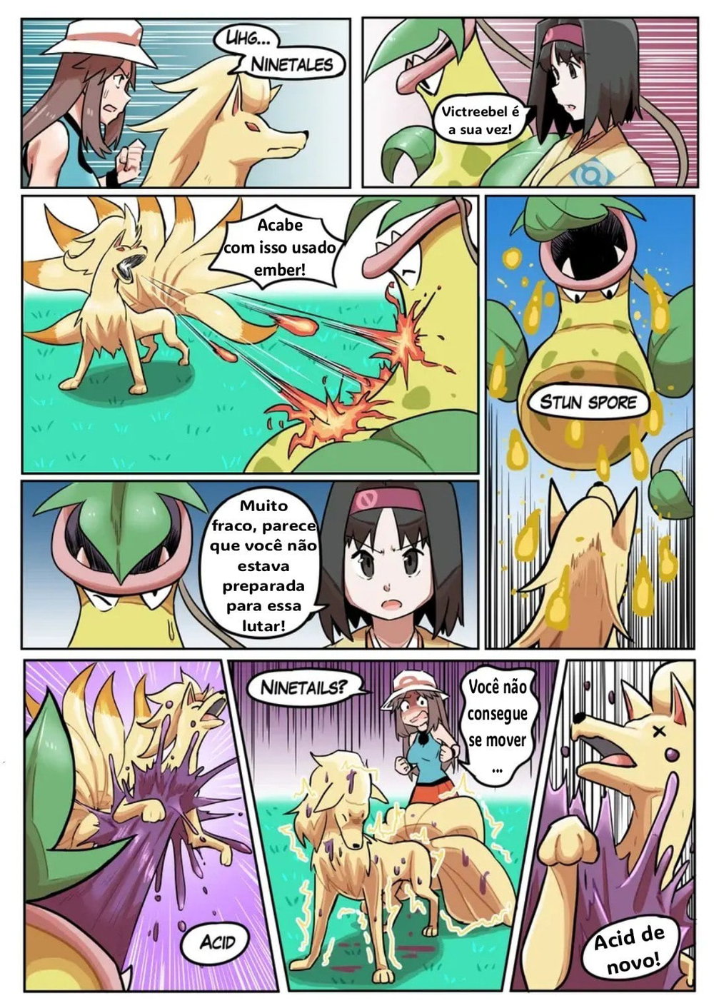 Pkmn Leafy Green — Capítulo 1 Pkmn Leafy Green — Capítulo 1, página 34 | Quadrinhos Eróticos em Português