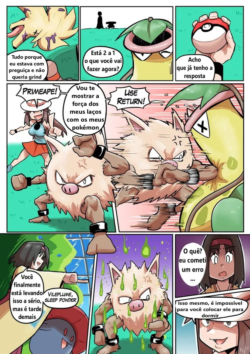 Pkmn Leafy Green — Capítulo 1 Pkmn Leafy Green — Capítulo 1, página 35 | Quadrinhos Eróticos em Português