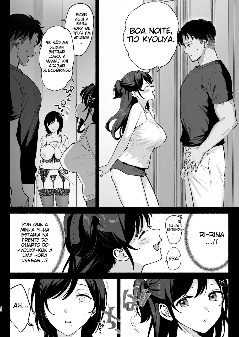 Pousada Feminina 3 ~ Mãe e Filha Fodidas Por Uma Paixão Em Comum ~ — Capítulo 1, página 41 | Quadrinhos Eróticos em Português