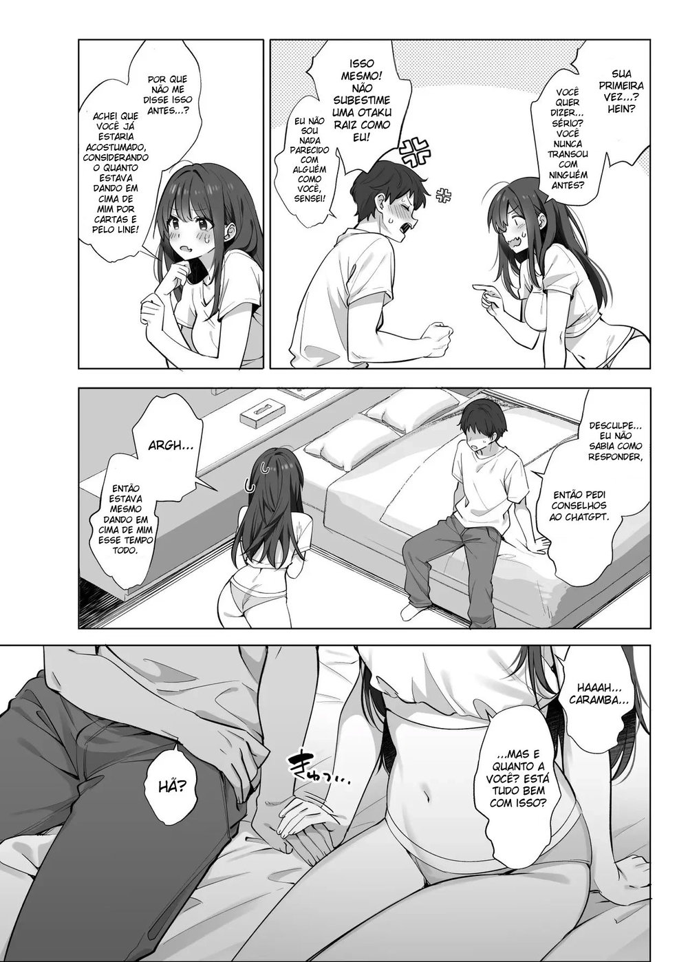 Prazer Em Te Conhecer ~ Eu Sou Uma Autora de Doujin de Nível Intermediário — Capítulo 1, página 15 | Quadrinhos Eróticos em Português