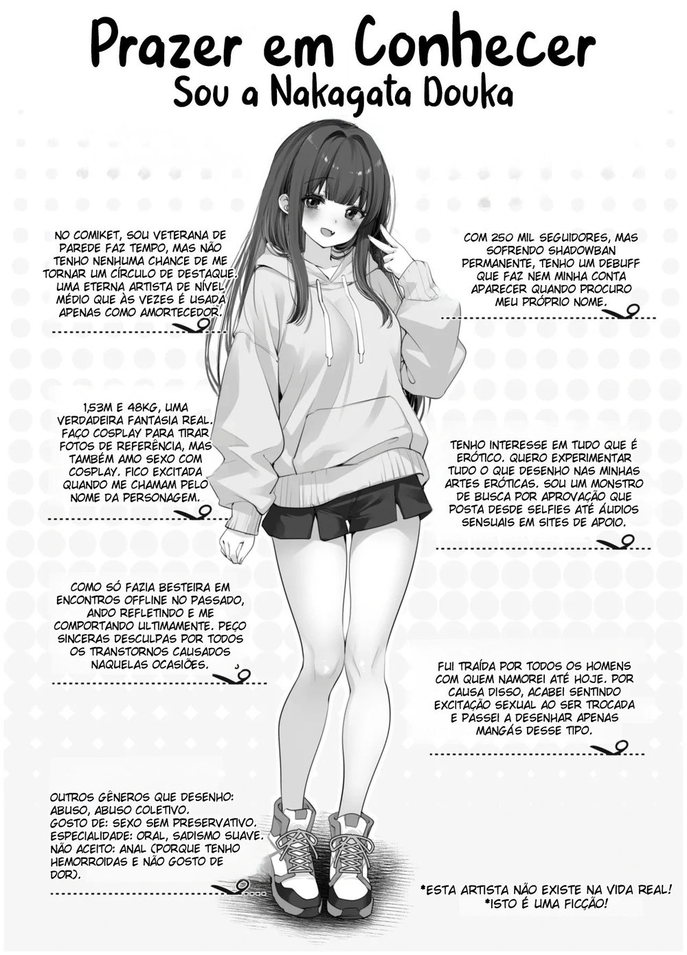 Prazer Em Te Conhecer ~ Eu Sou Uma Autora de Doujin de Nível Intermediário — Capítulo 1, página 2 | Quadrinhos Eróticos em Português
