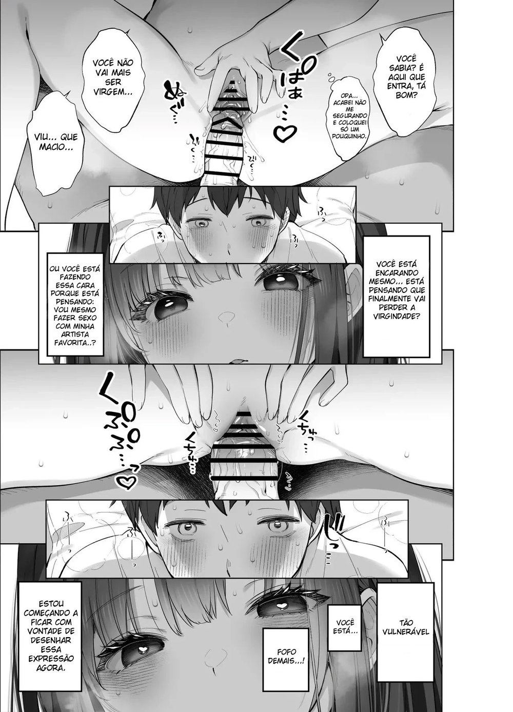 Prazer Em Te Conhecer ~ Eu Sou Uma Autora de Doujin de Nível Intermediário — Capítulo 1, página 24 | Quadrinhos Eróticos em Português