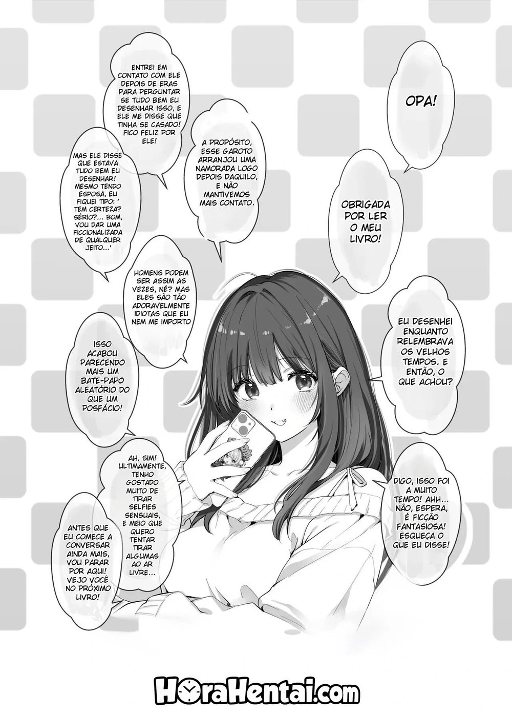 Prazer Em Te Conhecer ~ Eu Sou Uma Autora de Doujin de Nível Intermediário — Capítulo 1, página 43 | Quadrinhos Eróticos em Português