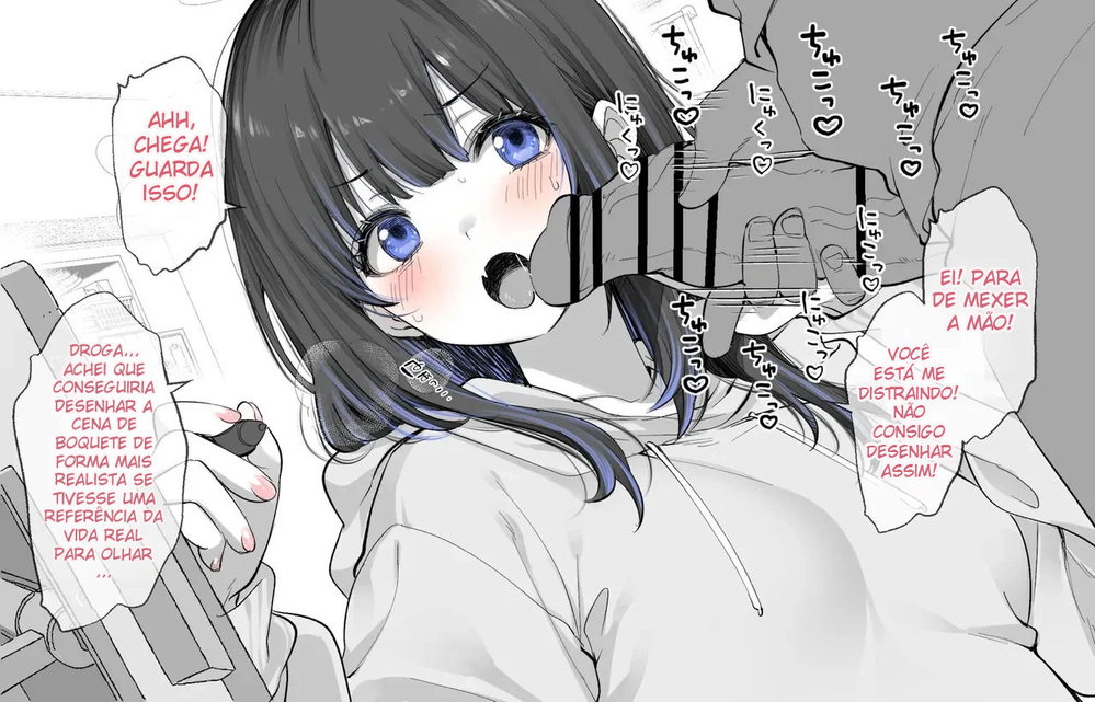 Prazer Em Te Conhecer ~ Eu Sou Uma Autora de Doujin de Nível Intermediário — Capítulo 1, página 49 | Quadrinhos Eróticos em Português