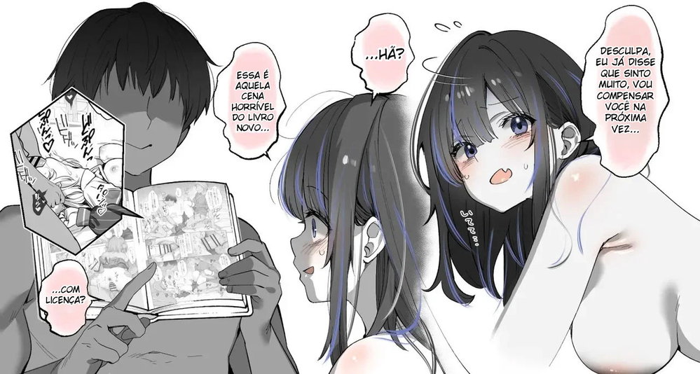 Prazer Em Te Conhecer ~ Eu Sou Uma Autora de Doujin de Nível Intermediário — Capítulo 1, página 53 | Quadrinhos Eróticos em Português