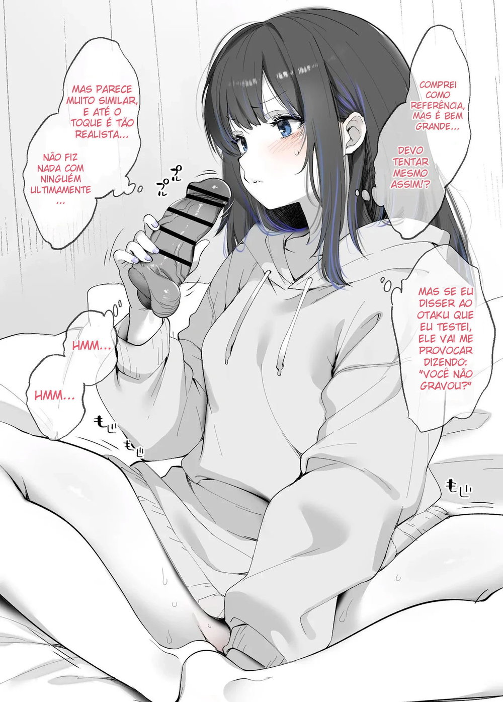 Prazer Em Te Conhecer ~ Eu Sou Uma Autora de Doujin de Nível Intermediário — Capítulo 1, página 56 | Quadrinhos Eróticos em Português