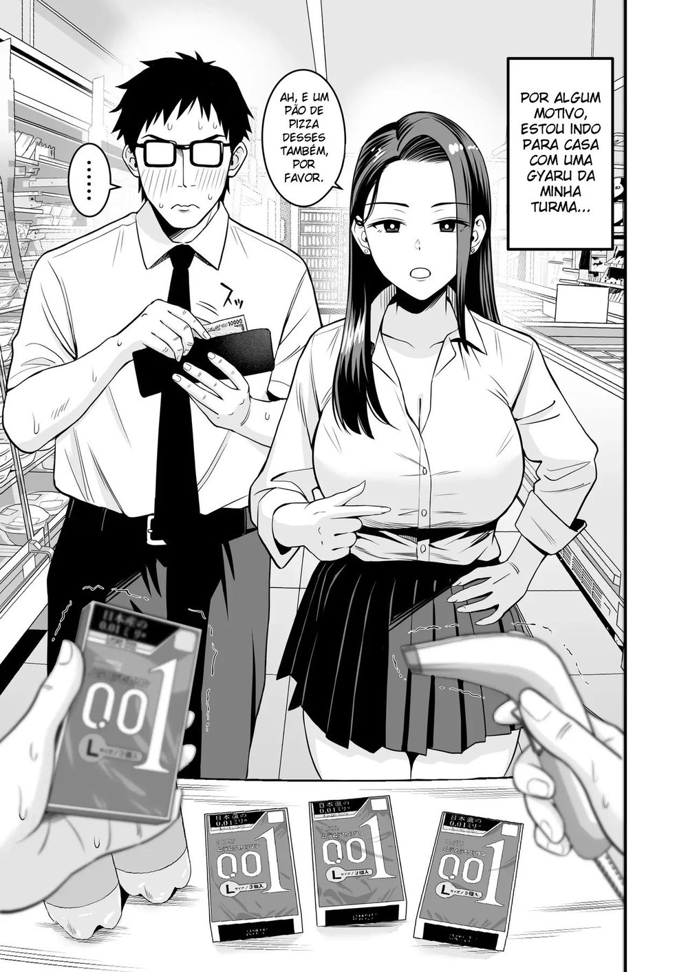 Quando Uma Gyaru Que Só Quer Transar Encontra Um Otaku Bem-Dotado — Capítulo 1 Quando Uma Gyaru Que Só Quer Transar Encontra Um Otaku Bem-Dotado — Capítulo 1, página 26 | Quadrinhos Eróticos em Português