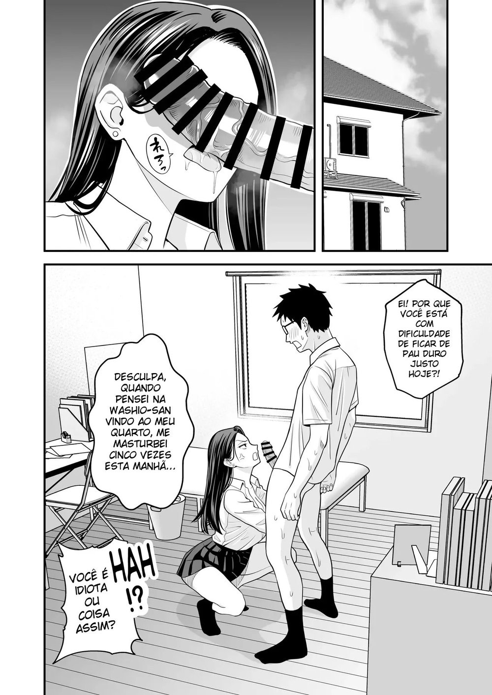Quando Uma Gyaru Que Só Quer Transar Encontra Um Otaku Bem-Dotado — Capítulo 1 Quando Uma Gyaru Que Só Quer Transar Encontra Um Otaku Bem-Dotado — Capítulo 1, página 27 | Quadrinhos Eróticos em Português