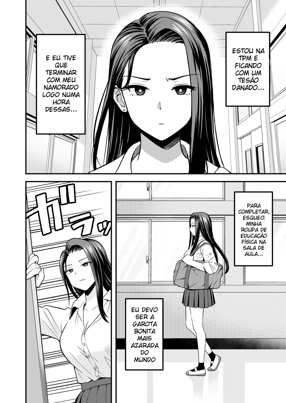Quando Uma Gyaru Que Só Quer Transar Encontra Um Otaku Bem-Dotado — Capítulo 1 Quando Uma Gyaru Que Só Quer Transar Encontra Um Otaku Bem-Dotado — Capítulo 1, página 3 | Quadrinhos Eróticos em Português