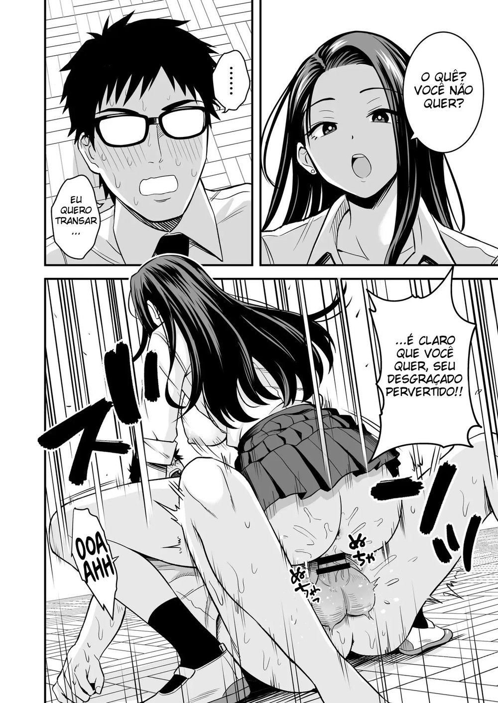 Quando Uma Gyaru Que Só Quer Transar Encontra Um Otaku Bem-Dotado — Capítulo 1 Quando Uma Gyaru Que Só Quer Transar Encontra Um Otaku Bem-Dotado — Capítulo 1, página 9 | Quadrinhos Eróticos em Português