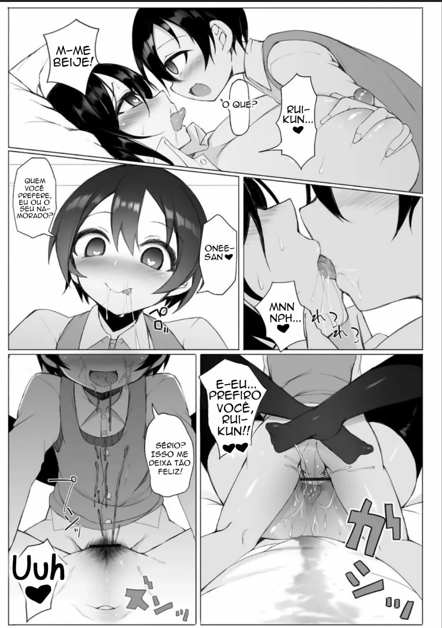 Rui-kun to Kinjo no Joshi Kousei no Onee-san — Capítulo 1, página 18 | Quadrinhos Eróticos em Português