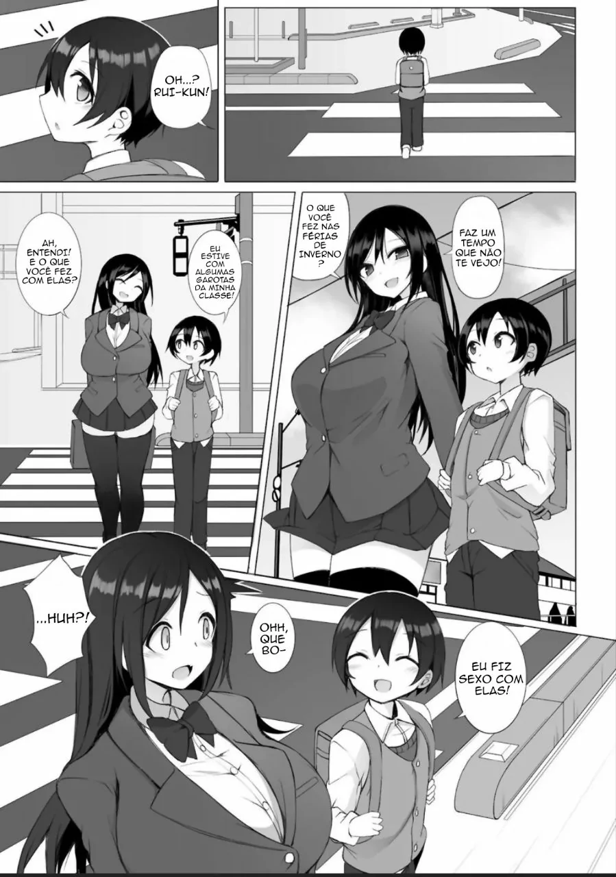 Rui-kun to Kinjo no Joshi Kousei no Onee-san — Capítulo 1, página 2 | Quadrinhos Eróticos em Português