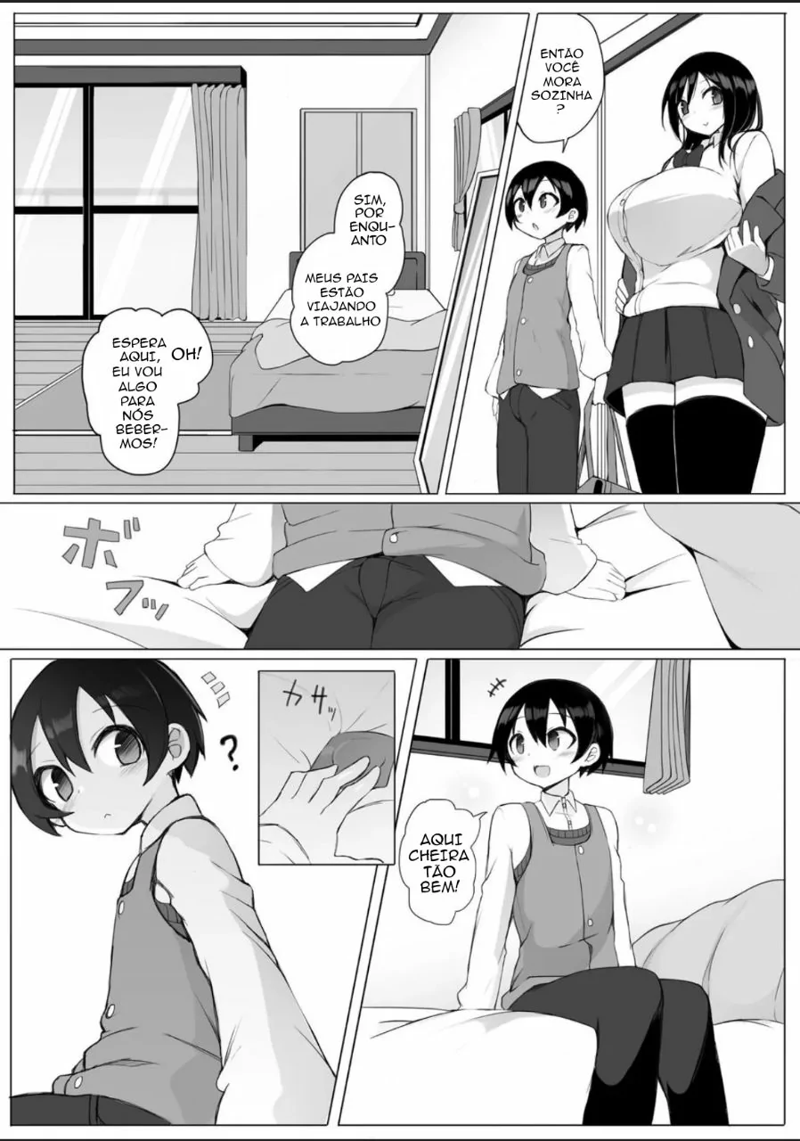 Rui-kun to Kinjo no Joshi Kousei no Onee-san — Capítulo 1, página 5 | Quadrinhos Eróticos em Português