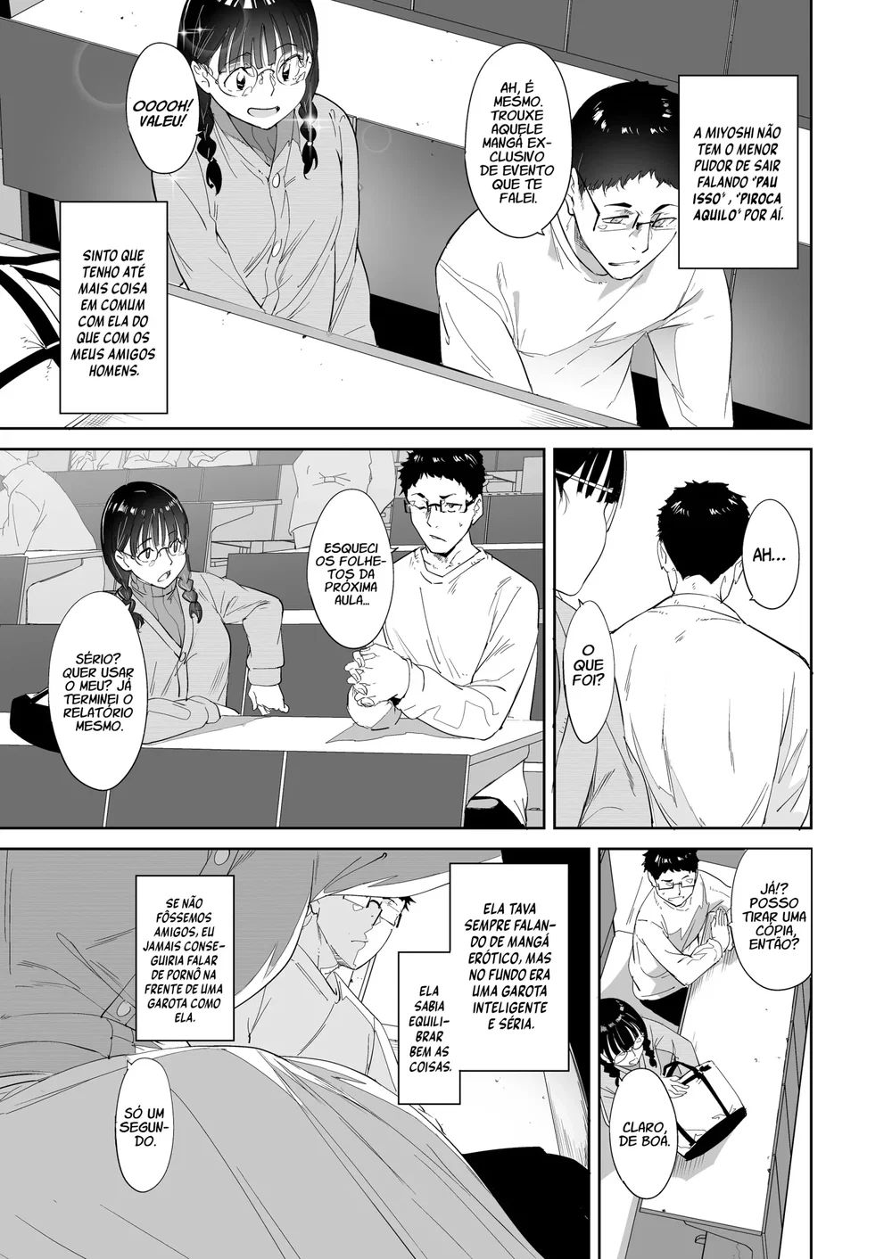 Sex with Your Otaku Friend is Mindblowing — Capítulo 1 Sex with Your Otaku Friend is Mindblowing — Capítulo 1, página 4 | Quadrinhos Eróticos em Português