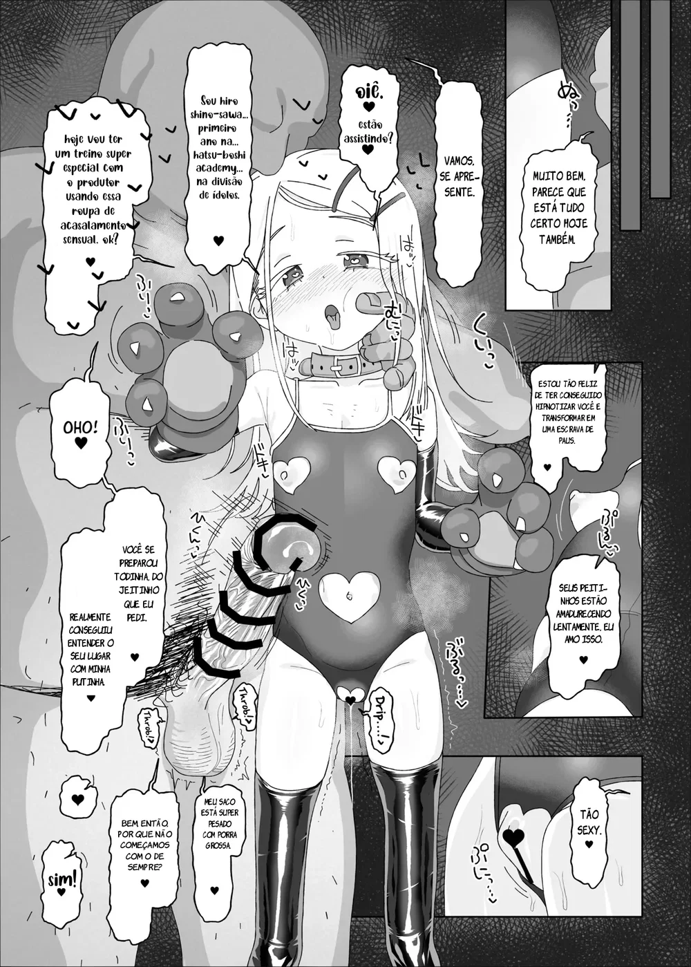 Shinosawa Hiro vs Saimin Oji-san — Capítulo 1, página 4 | Quadrinhos Eróticos em Português