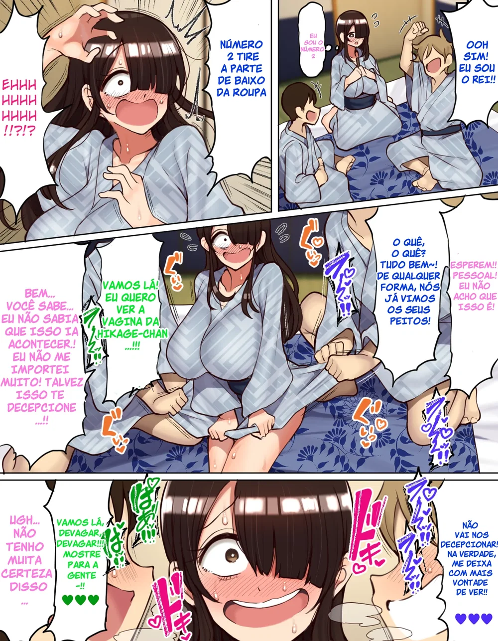Shuugaku Ryokou de YouCha to Onaji Group ni Nacchatta Mekakure InCha-chan — Capítulo 1, página 13 | Quadrinhos Eróticos em Português