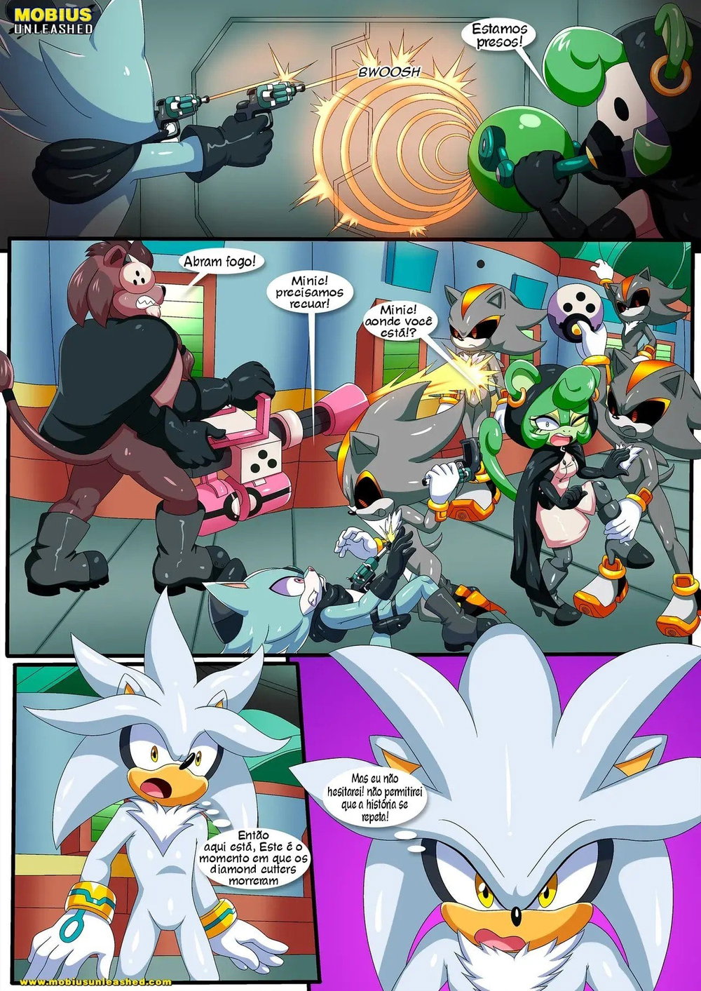 Silver-Back (Sonic the Hedgehog) — Capítulo 1 Silver-Back (Sonic the Hedgehog) — Capítulo 1, página 13 | Quadrinhos Eróticos em Português