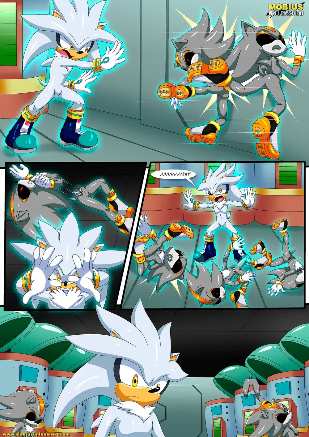Silver-Back (Sonic the Hedgehog) — Capítulo 1 Silver-Back (Sonic the Hedgehog) — Capítulo 1, página 14 | Quadrinhos Eróticos em Português