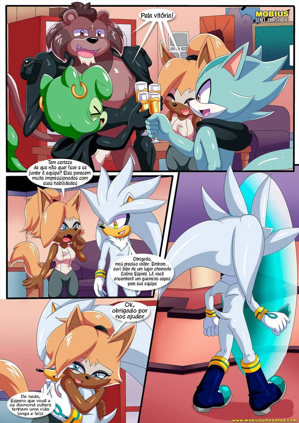 Silver-Back (Sonic the Hedgehog) — Capítulo 1 Silver-Back (Sonic the Hedgehog) — Capítulo 1, página 16 | Quadrinhos Eróticos em Português