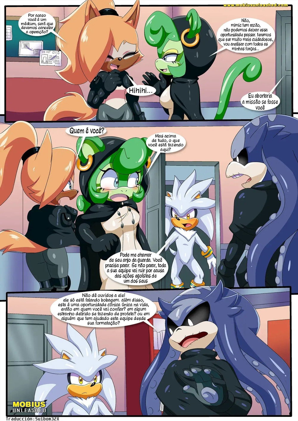 Silver-Back (Sonic the Hedgehog) — Capítulo 1 Silver-Back (Sonic the Hedgehog) — Capítulo 1, página 8 | Quadrinhos Eróticos em Português