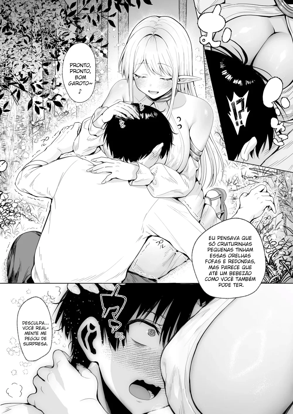 Taneuma (Kyuuseishu) to shite Shoukan sareta Isekai de Elf Mama ni Amayaka sare nagara Yari makuru — Capítulo 1, página 13 | Quadrinhos Eróticos em Português