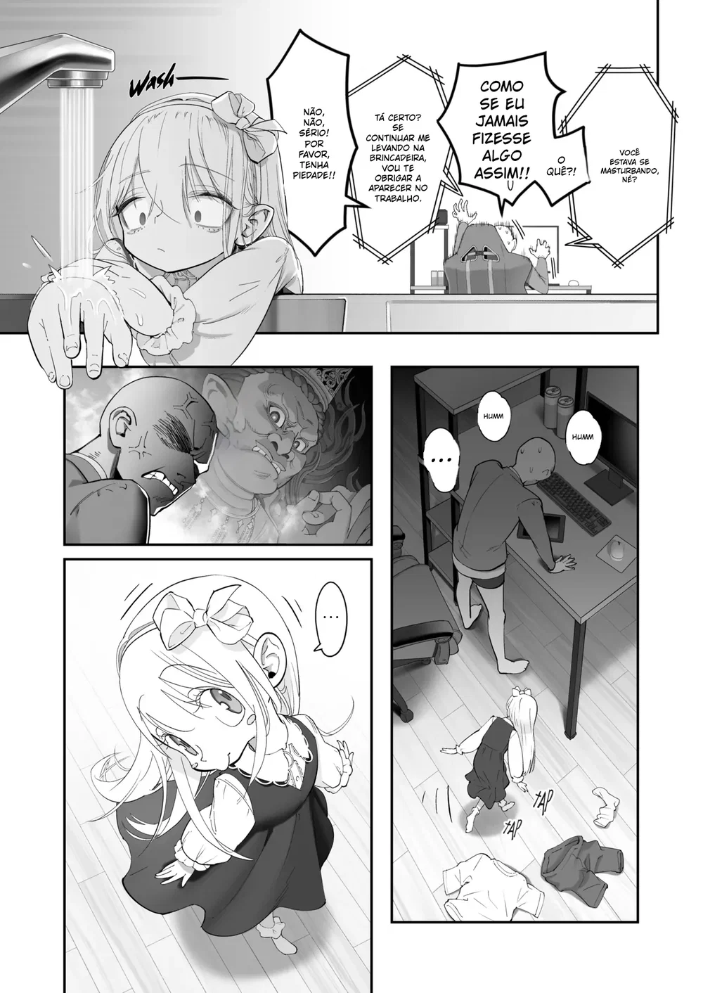 Tenshi ga Ie ni Tomari ni Kita (Sairai) — Capítulo 1, página 9 | Quadrinhos Eróticos em Português