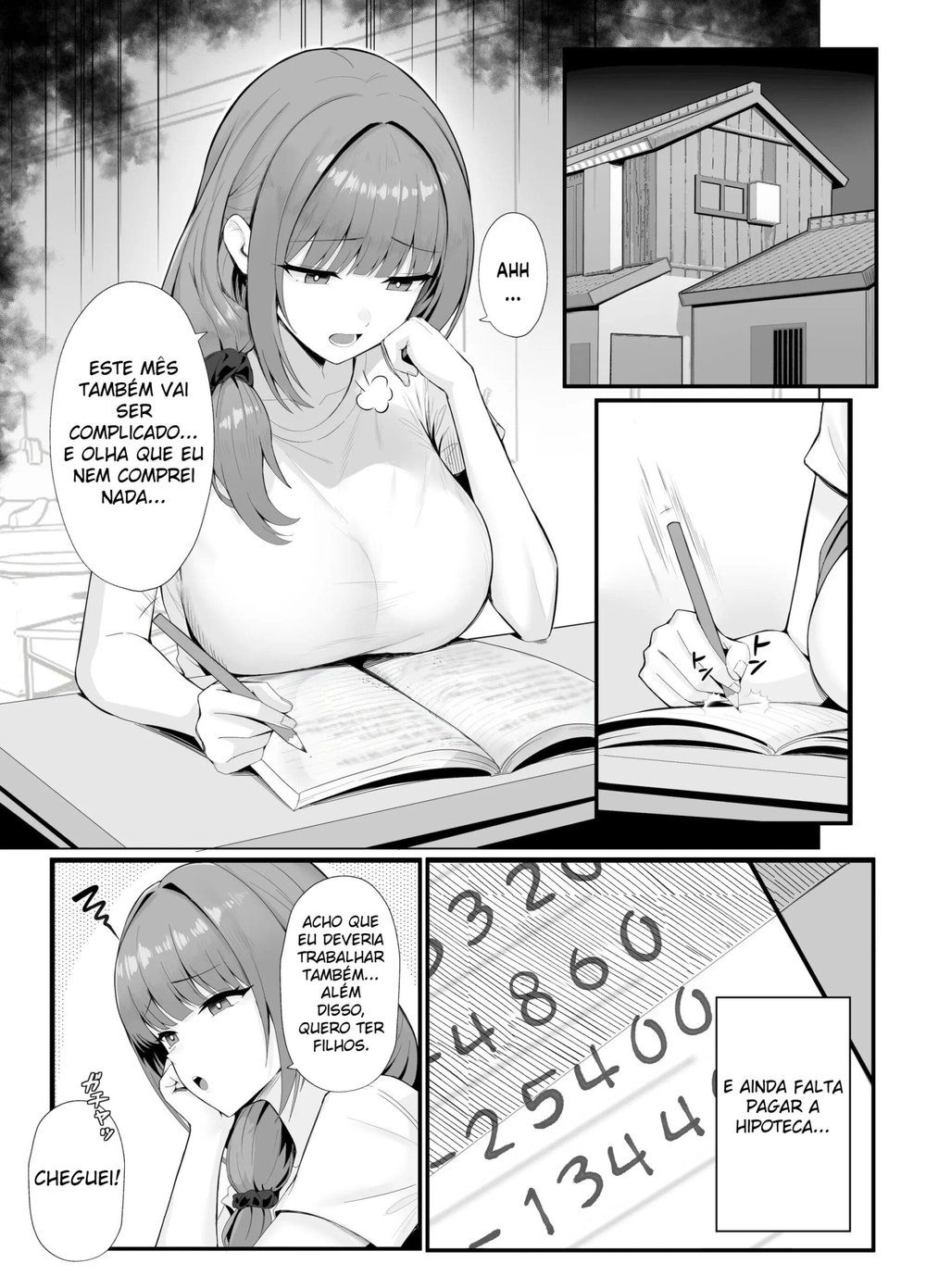 Trabalho de Uma Esposa Pervertida e Empregada Doméstica — Capítulo 1, página 2 | Quadrinhos Eróticos em Português