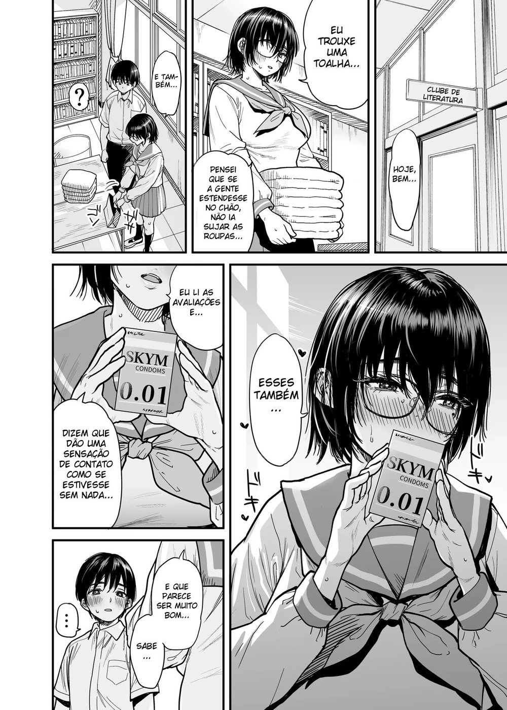Transformando a Sala do Clube de Literatura Em Um Quarto de Sexo Com a Hamura-san, Que é Suada e Tarada Em Segredo — Capítulo 1 Transformando a Sala do Clube de Literatura Em Um Quarto de Sexo Com a Hamura-san, Que é Suada e Tarada Em Segredo — Capítulo 1, página 23 | Quadrinhos Eróticos em Português