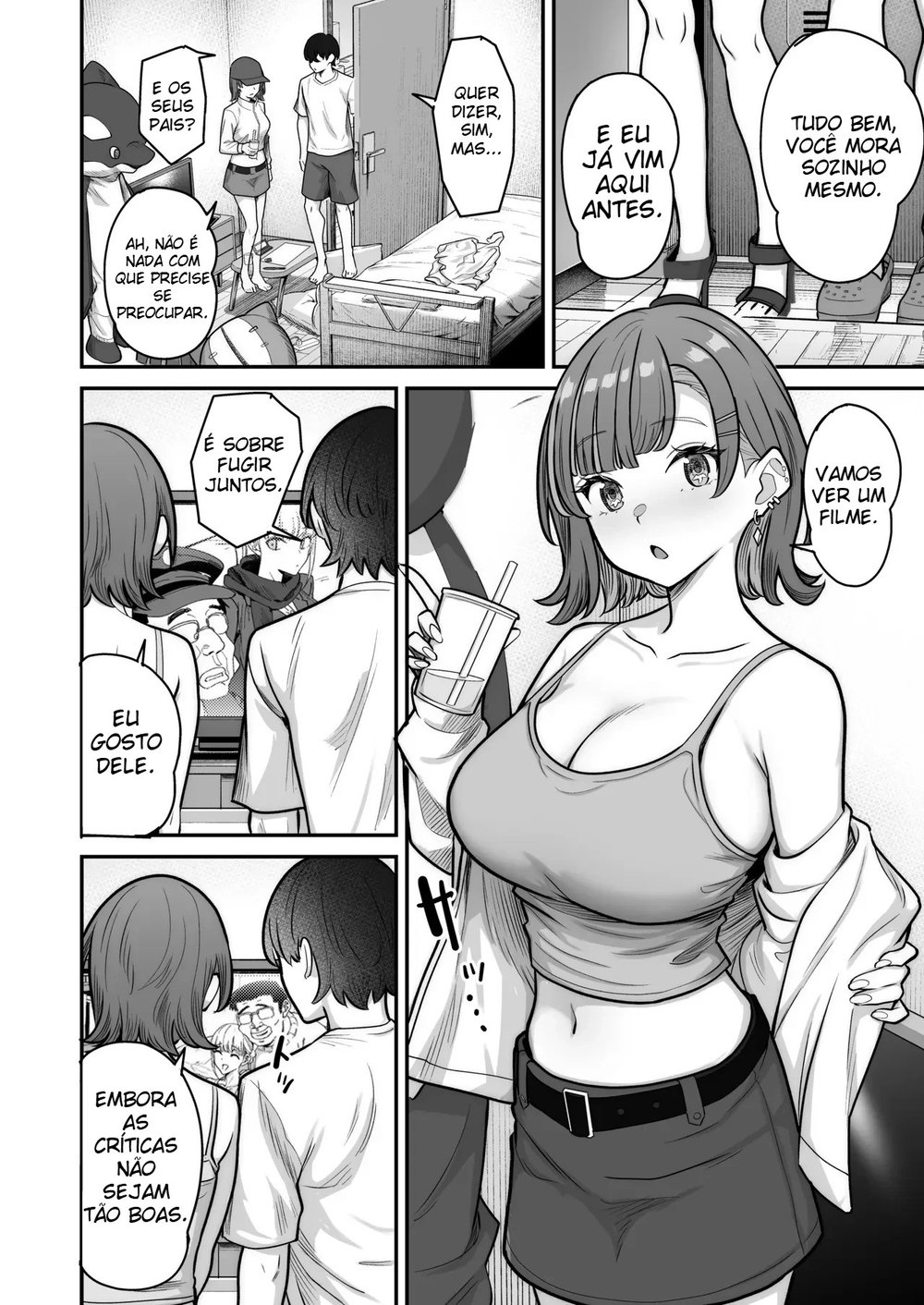 Um Romance Super Doce Com Uma Gyaru Inexpressiva — Capítulo 1, página 23 | Quadrinhos Eróticos em Português