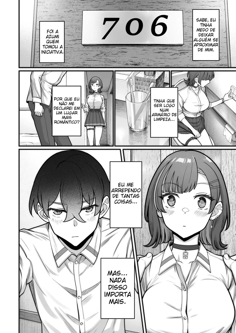 Um Romance Super Doce Com Uma Gyaru Inexpressiva — Capítulo 1, página 42 | Quadrinhos Eróticos em Português
