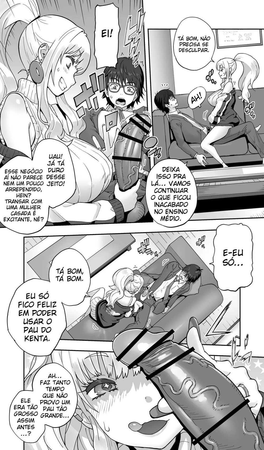 Uma Gyaru da Minha Terra Natal Que Estudou Comigo Agora Está Casada e Sendo Engravidada Sem Camisinha — Capítulo 1 Uma Gyaru da Minha Terra Natal Que Estudou Comigo Agora Está Casada e Sendo Engravidada Sem Camisinha — Capítulo 1, página 14 | Quadrinhos Eróticos em Português