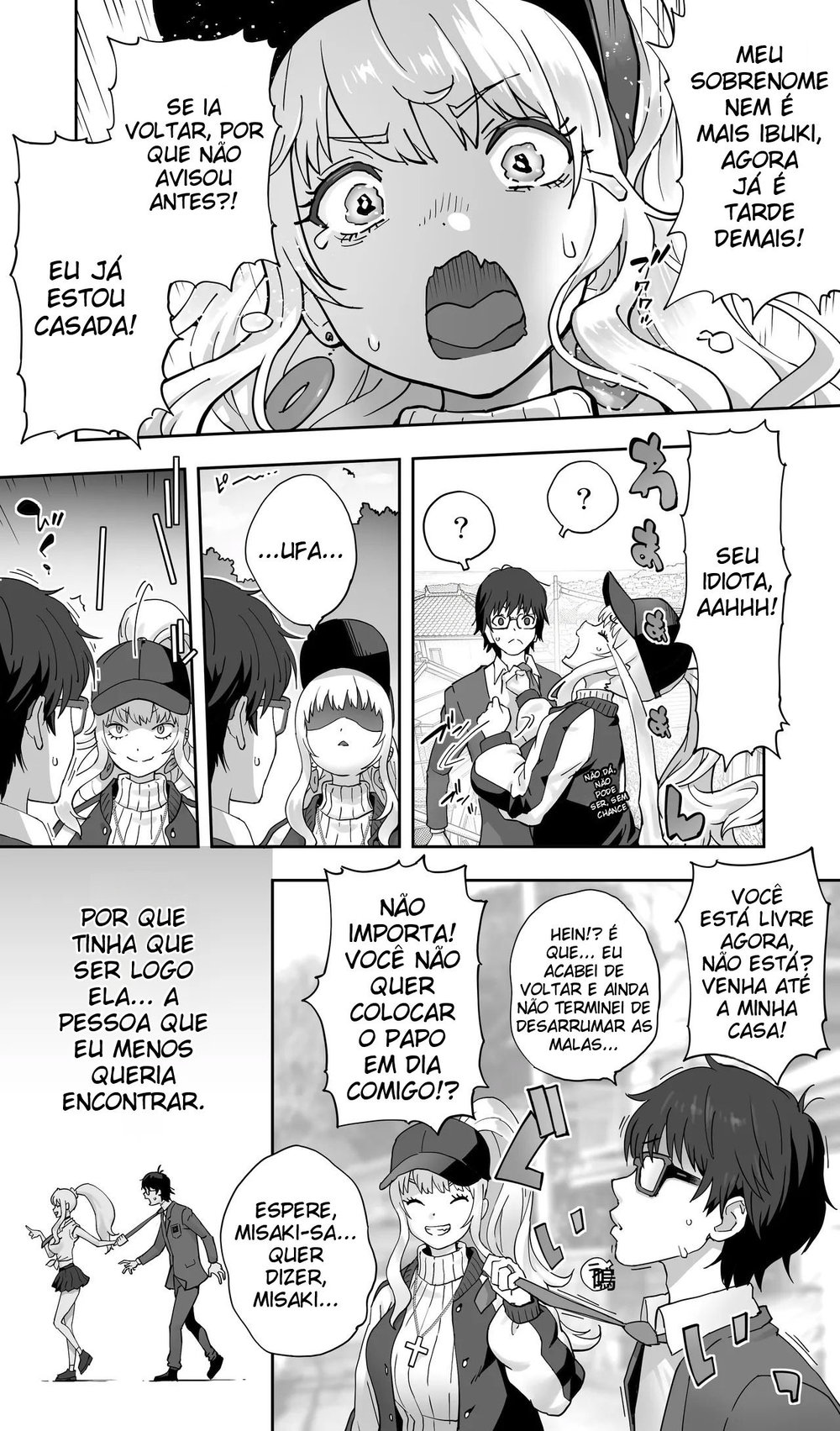 Uma Gyaru da Minha Terra Natal Que Estudou Comigo Agora Está Casada e Sendo Engravidada Sem Camisinha — Capítulo 1 Uma Gyaru da Minha Terra Natal Que Estudou Comigo Agora Está Casada e Sendo Engravidada Sem Camisinha — Capítulo 1, página 5 | Quadrinhos Eróticos em Português