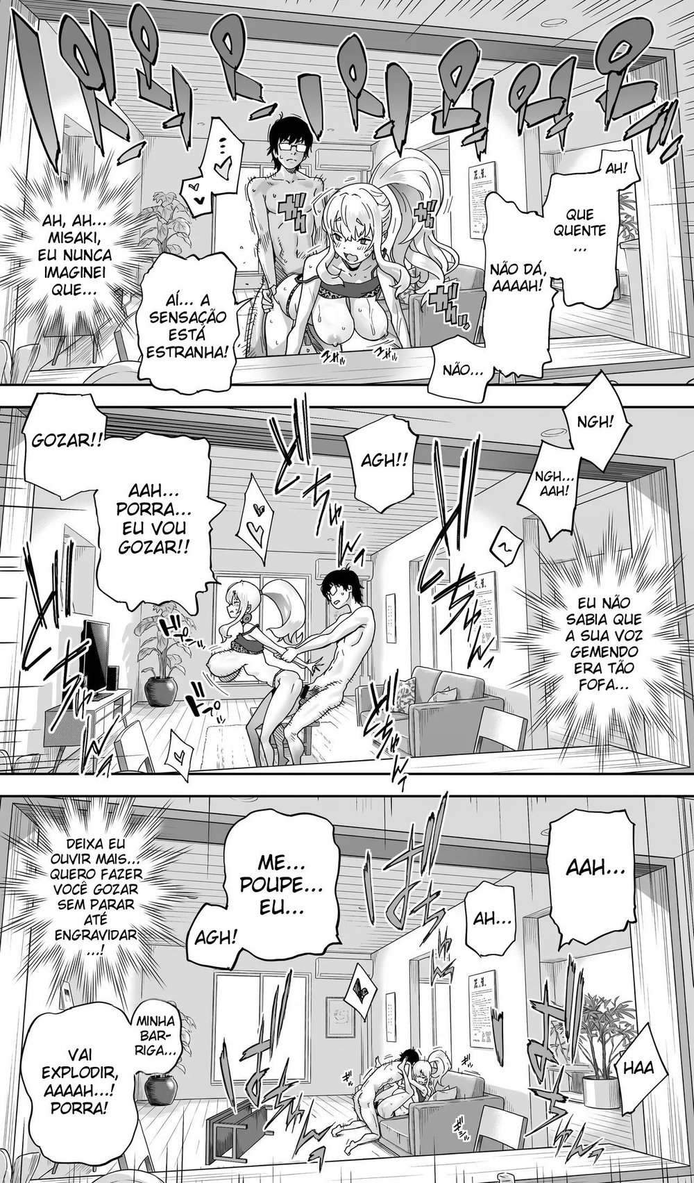 Uma Gyaru da Minha Terra Natal Que Estudou Comigo Agora Está Casada e Sendo Engravidada Sem Camisinha — Capítulo 1 Uma Gyaru da Minha Terra Natal Que Estudou Comigo Agora Está Casada e Sendo Engravidada Sem Camisinha — Capítulo 1, página 56 | Quadrinhos Eróticos em Português