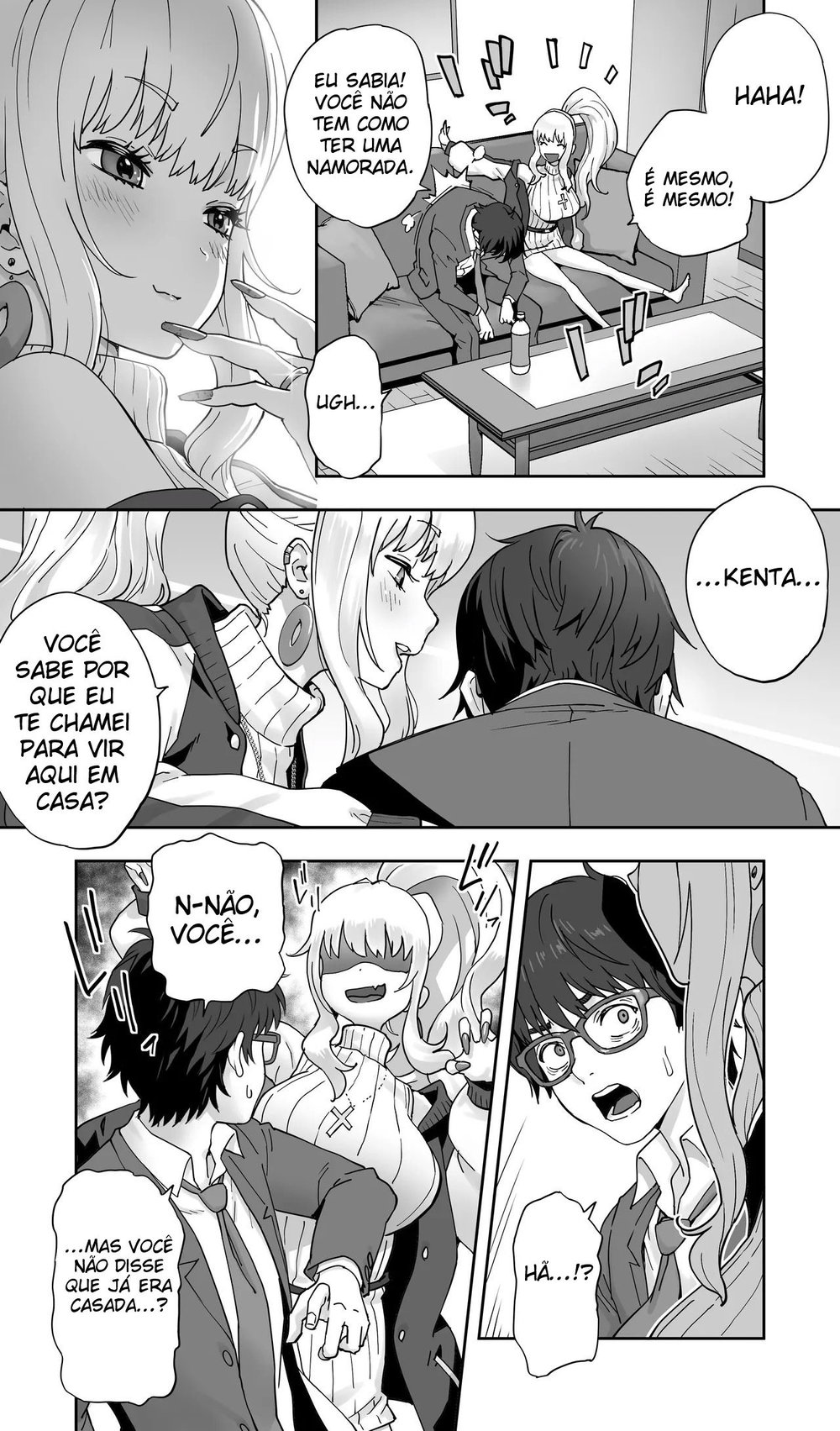 Uma Gyaru da Minha Terra Natal Que Estudou Comigo Agora Está Casada e Sendo Engravidada Sem Camisinha — Capítulo 1 Uma Gyaru da Minha Terra Natal Que Estudou Comigo Agora Está Casada e Sendo Engravidada Sem Camisinha — Capítulo 1, página 7 | Quadrinhos Eróticos em Português