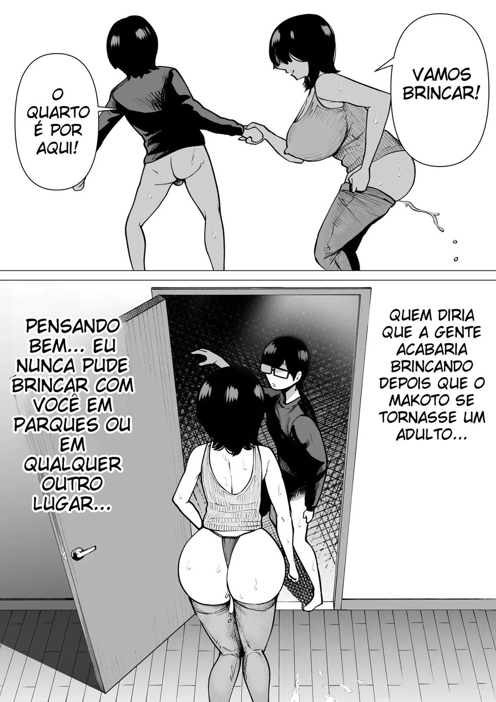Uma História Sobre Um Sobrinho Virgem e Recluso, Que Desenha Mangá Erótico, e Sua Tia Fazendo Sexo Afetuoso — Capítulo 1, página 25 | Quadrinhos Eróticos em Português