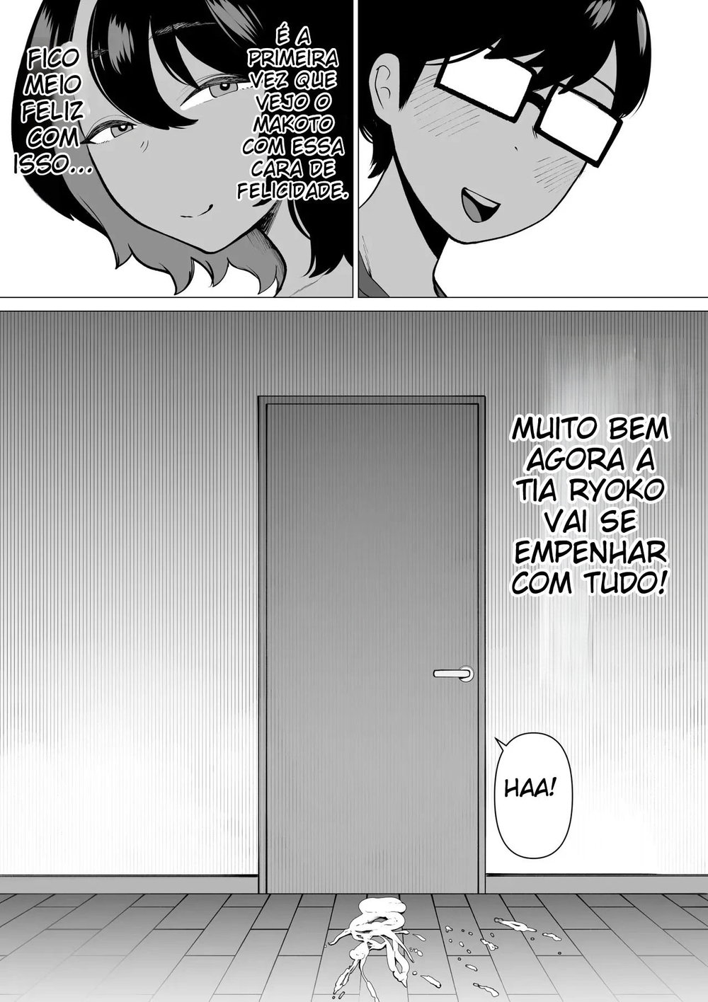 Uma História Sobre Um Sobrinho Virgem e Recluso, Que Desenha Mangá Erótico, e Sua Tia Fazendo Sexo Afetuoso — Capítulo 1, página 26 | Quadrinhos Eróticos em Português