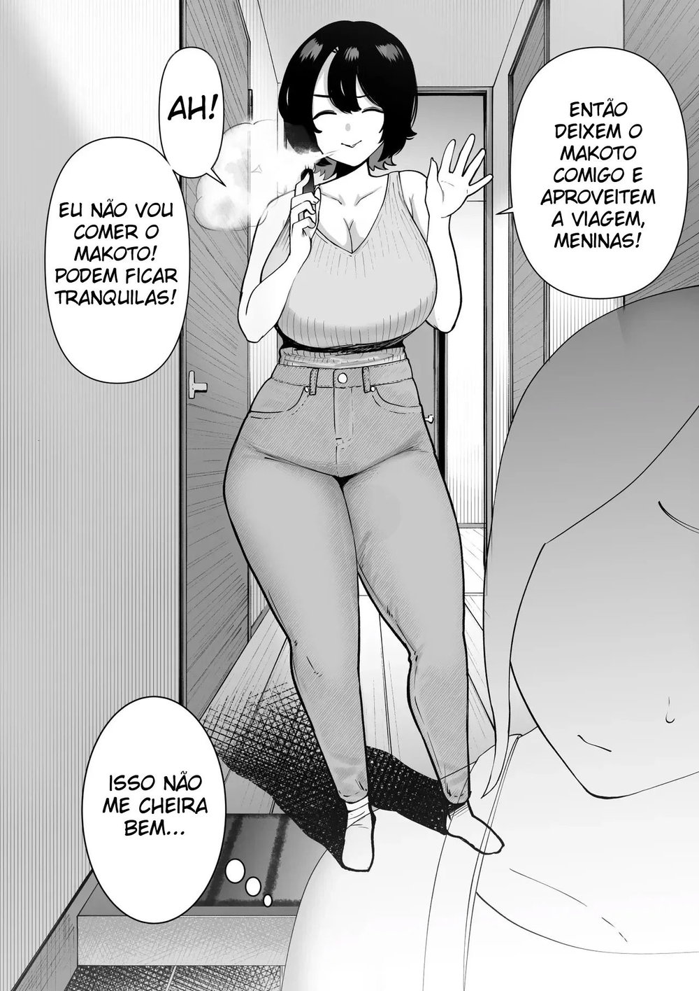 Uma História Sobre Um Sobrinho Virgem e Recluso, Que Desenha Mangá Erótico, e Sua Tia Fazendo Sexo Afetuoso — Capítulo 1, página 5 | Quadrinhos Eróticos em Português